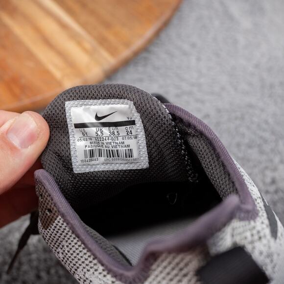 Nike Trainers Mens 6 Air Max Sequent 4 Grey White Running Shoes School Gym - Picture 5 of 8